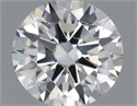 Natural Diamond 0.50 Carats, Round with Excellent Cut, H Color, SI1 Clarity and Certified by IGI