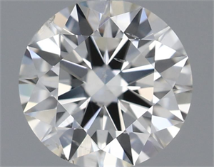 Picture of Natural Diamond 0.50 Carats, Round with Excellent Cut, H Color, SI1 Clarity and Certified by IGI