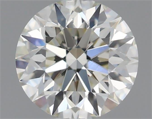 Picture of Natural Diamond 0.50 Carats, Round with Excellent Cut, I Color, VVS2 Clarity and Certified by IGI