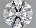 Natural Diamond 0.51 Carats, Round with Excellent Cut, I Color, VS1 Clarity and Certified by IGI