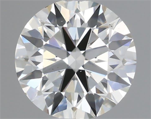 Picture of Natural Diamond 0.51 Carats, Round with Excellent Cut, I Color, VS1 Clarity and Certified by IGI