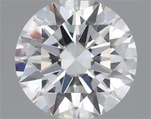 Picture of Natural Diamond 0.51 Carats, Round with Excellent Cut, I Color, VS1 Clarity and Certified by IGI