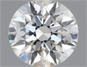 Natural Diamond 0.50 Carats, Round with Excellent Cut, I Color, VS2 Clarity and Certified by IGI