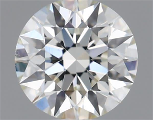 Picture of Natural Diamond 0.50 Carats, Round with Excellent Cut, I Color, VS2 Clarity and Certified by IGI