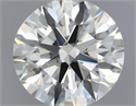 Natural Diamond 0.50 Carats, Round with Excellent Cut, I Color, SI1 Clarity and Certified by IGI