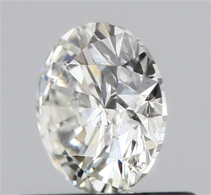 Picture of Natural Diamond 0.54 Carats, Round with Very Good Cut, I Color, SI2 Clarity and Certified by GIA