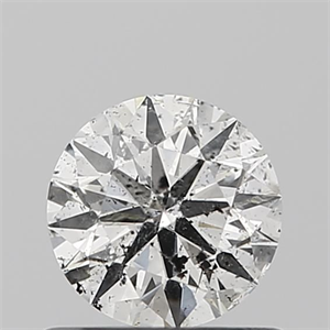 Picture of Natural Diamond 0.58 Carats, Round with Excellent Cut, I Color, SI2 Clarity and Certified by IGI