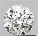 Natural Diamond 0.50 Carats, Round with Very Good Cut, I Color, SI2 Clarity and Certified by IGI