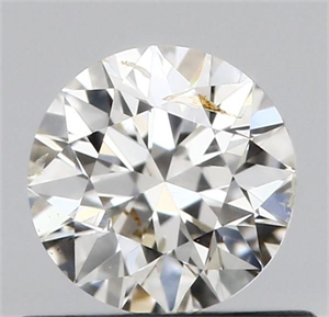 Picture of Natural Diamond 0.50 Carats, Round with Very Good Cut, I Color, SI2 Clarity and Certified by IGI