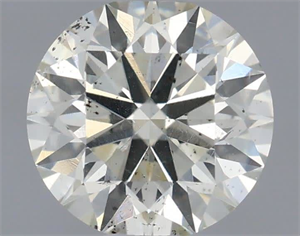 Picture of Natural Diamond 0.70 Carats, Round with Excellent Cut, J Color, SI1 Clarity and Certified by IGI