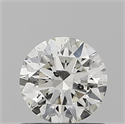 Natural Diamond 0.60 Carats, Round with Excellent Cut, J Color, SI2 Clarity and Certified by IGI