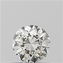 Natural Diamond 0.50 Carats, Round with Good Cut, J Color, SI2 Clarity and Certified by IGI