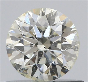 Picture of Natural Diamond 0.50 Carats, Round with Excellent Cut, K Color, SI2 Clarity and Certified by IGI