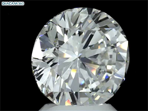 Picture of Natural Diamond 3.35 Carats, Round with Excellent Cut, E Color, IF Clarity and Certified by GIA