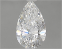 Natural Diamond 0.70 Carats, Pear with  Cut, E Color, SI1 Clarity and Certified by GIA