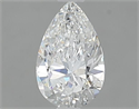 Natural Diamond 0.70 Carats, Pear with  Cut, F Color, VVS1 Clarity and Certified by GIA