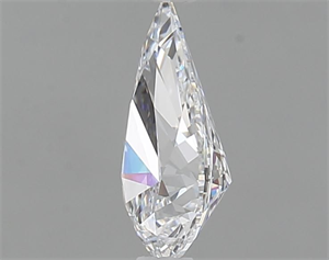 Picture of Natural Diamond 0.75 Carats, Pear with  Cut, D Color, IF Clarity and Certified by GIA