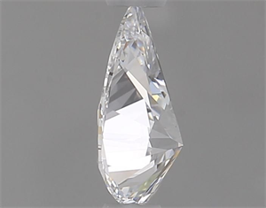 Picture of Natural Diamond 0.50 Carats, Pear with  Cut, D Color, VS2 Clarity and Certified by GIA