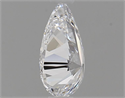 Natural Diamond 0.63 Carats, Pear with  Cut, D Color, VS1 Clarity and Certified by GIA