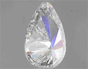 Picture of Natural Diamond 0.60 Carats, Pear with  Cut, D Color, VS2 Clarity and Certified by GIA