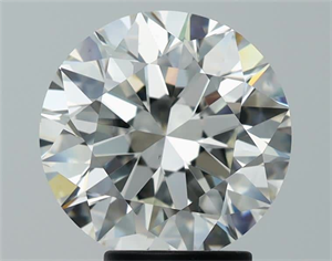 Picture of Natural Diamond 4.04 Carats, Round with Excellent Cut, J Color, VS1 Clarity and Certified by GIA