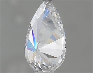 Picture of Natural Diamond 0.60 Carats, Pear with  Cut, D Color, VS2 Clarity and Certified by GIA