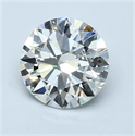 Natural Diamond 1.41 Carats, Round with Excellent Cut, E Color, VVS1 Clarity and Certified by GIA