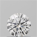 Natural Diamond 0.51 Carats, Round with Very Good Cut, F Color, SI2 Clarity and Certified by IGI