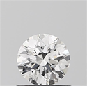 Natural Diamond 0.50 Carats, Round with Excellent Cut, F Color, SI2 Clarity and Certified by IGI