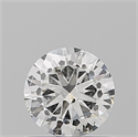 Natural Diamond 0.50 Carats, Round with Good Cut, H Color, SI1 Clarity and Certified by IGI