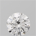 Natural Diamond 0.53 Carats, Round with Excellent Cut, H Color, SI1 Clarity and Certified by IGI