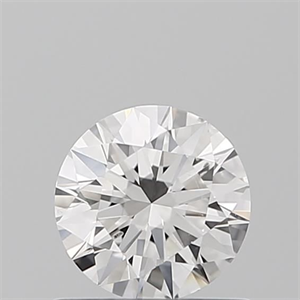 Picture of Natural Diamond 0.53 Carats, Round with Excellent Cut, H Color, SI1 Clarity and Certified by IGI