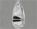 Natural Diamond 0.70 Carats, Pear with  Cut, D Color, VS2 Clarity and Certified by GIA