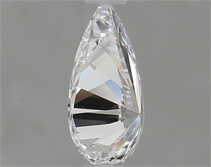 Picture of Natural Diamond 0.70 Carats, Pear with  Cut, D Color, VS2 Clarity and Certified by GIA