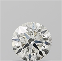 Natural Diamond 0.53 Carats, Round with Very Good Cut, H Color, SI2 Clarity and Certified by IGI