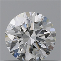 Natural Diamond 0.41 Carats, Round with Excellent Cut, H Color, VS2 Clarity and Certified by GIA