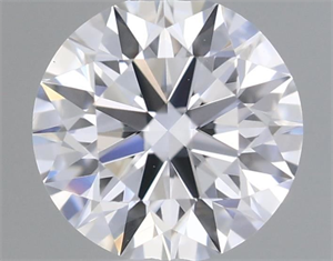 Picture of Natural Diamond 0.41 Carats, Round with Excellent Cut, D Color, SI1 Clarity and Certified by GIA