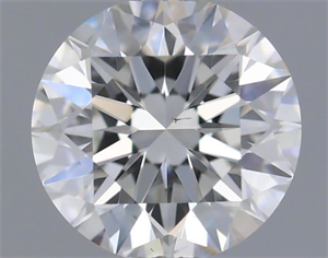 Picture of Natural Diamond 0.50 Carats, Round with Excellent Cut, I Color, VS2 Clarity and Certified by GIA