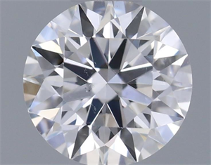 Picture of Natural Diamond 0.43 Carats, Round with Excellent Cut, E Color, SI1 Clarity and Certified by GIA