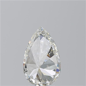 Picture of Natural Diamond 2.72 Carats, Pear with  Cut, I Color, VS2 Clarity and Certified by GIA