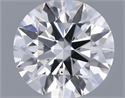 Natural Diamond 0.44 Carats, Round with Excellent Cut, E Color, SI1 Clarity and Certified by GIA