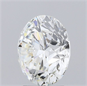 Natural Diamond 3.70 Carats, Round with Excellent Cut, H Color, VS1 Clarity and Certified by GIA