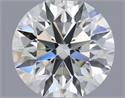 Natural Diamond 0.56 Carats, Round with Excellent Cut, I Color, VS1 Clarity and Certified by IGI