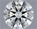 Natural Diamond 0.54 Carats, Round with Excellent Cut, I Color, VS1 Clarity and Certified by IGI