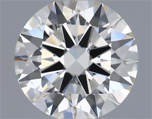 Picture of Natural Diamond 0.54 Carats, Round with Excellent Cut, I Color, VS1 Clarity and Certified by IGI