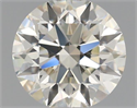 Natural Diamond 0.53 Carats, Round with Excellent Cut, I Color, VS1 Clarity and Certified by IGI