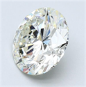 Natural Diamond 2.00 Carats, Round with Excellent Cut, K Color, VS2 Clarity and Certified by GIA