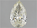 Natural Diamond 1.49 Carats, Pear with  Cut, J Color, VS2 Clarity and Certified by IGI