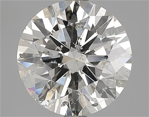 Picture of Natural Diamond 3.00 Carats, Round with Excellent Cut, J Color, SI2 Clarity and Certified by IGI