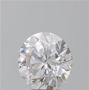 Picture of Natural Diamond 3.52 Carats, Round with Excellent Cut, H Color, VVS1 Clarity and Certified by GIA